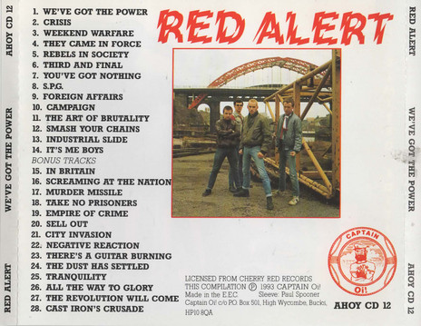 Red Alert "We've Got the Power" - 2nd Hand